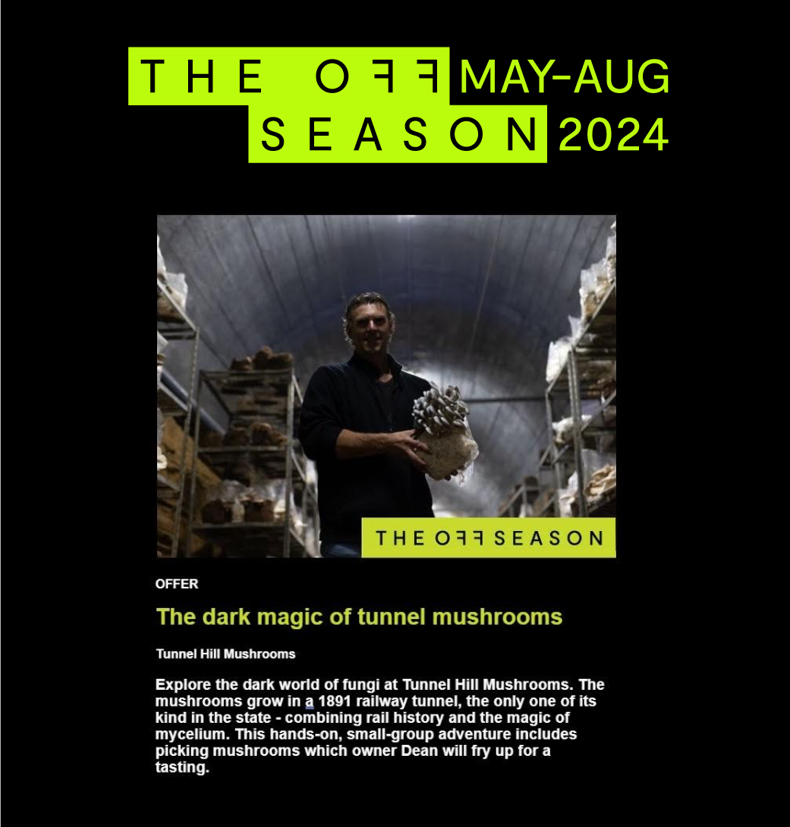 Farm, Tunnel and Food Experience - Off Season 2024